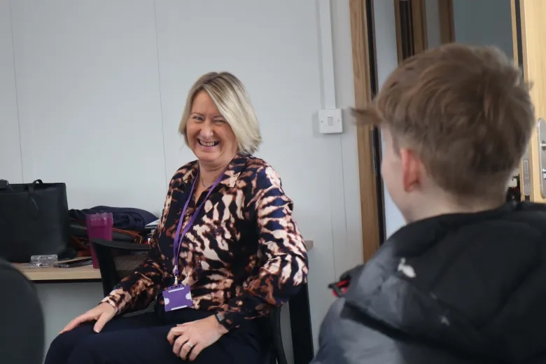 student placement doing meds with member of care home staff